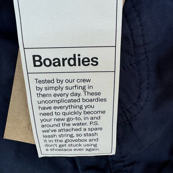 Mctavish Boardies Board Shorts Stowed Away Swim Surf Deep Blue Size 34 Huckberry - Picture 5 of 7